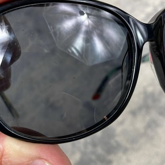 Vera Bradley VB Layla Sunglasses Flower Floral Side Black Jazzy Blooms - Picture 11 of 12